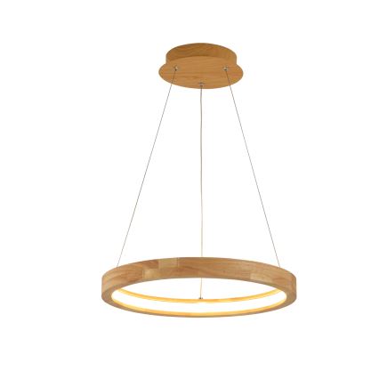 Brilagi - LED-hanglamp aan snoer UMEA WOOD LED/30W/230V Ø 40 cm hout