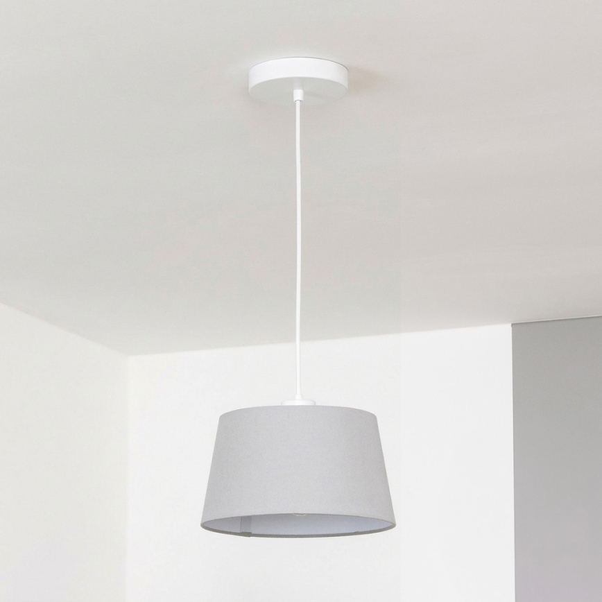 Brilagi - LED-hanglamp CERIA aan kabel 1xE27/40W/230V Ø 25 cm grijs