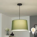 Brilagi - LED-hanglamp CERIA met snoer, 1x E27/40W/230V, Ø 45 cm, groen