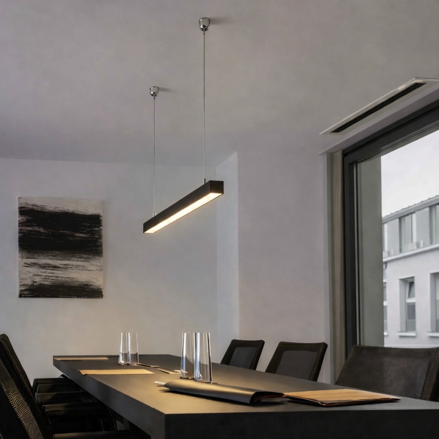 Brilagi - LED-hanglamp FULLDAY LED/10/15/20W/230V 2700/4000/6000K 60 cm zwart