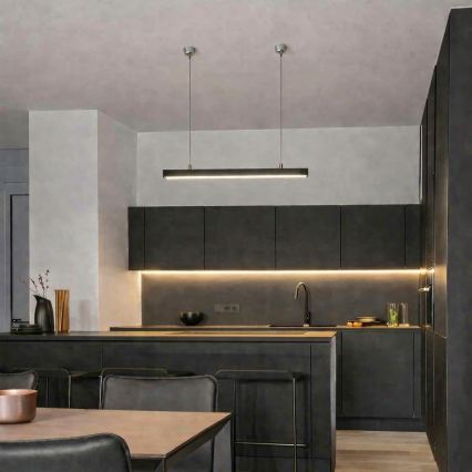 Brilagi - LED-hanglamp FULLDAY LED/10/15/20W/230V 2700/4000/6000K 60 cm zwart