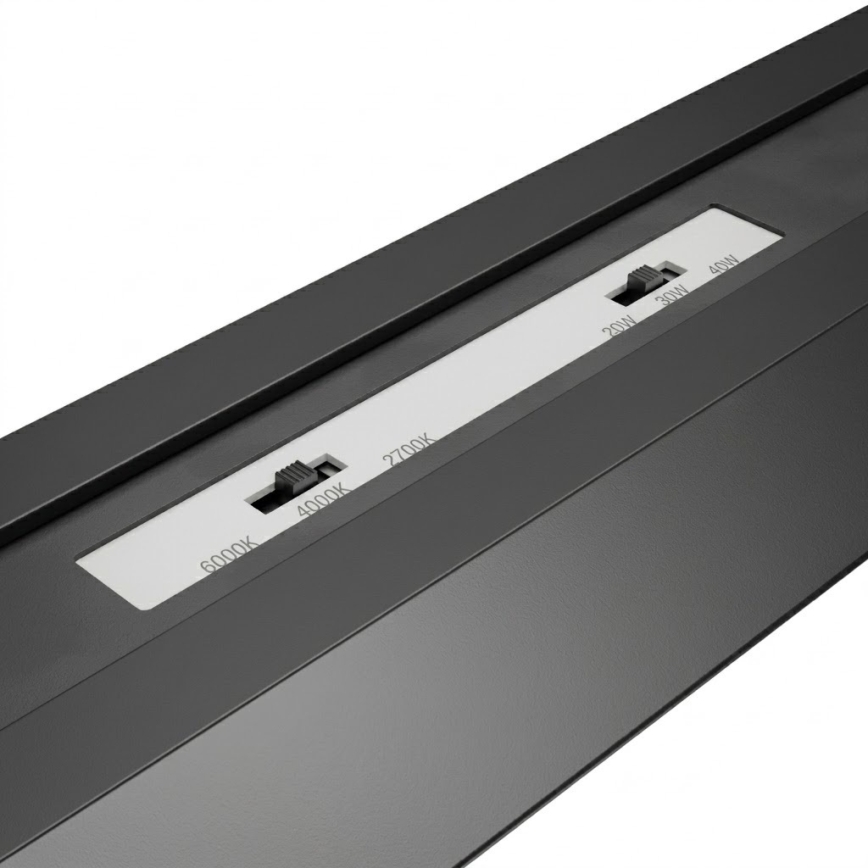 Brilagi - LED-hanglamp FULLDAY LED/20/30/40W/230V 2700/4000/6000K 120 cm zwart