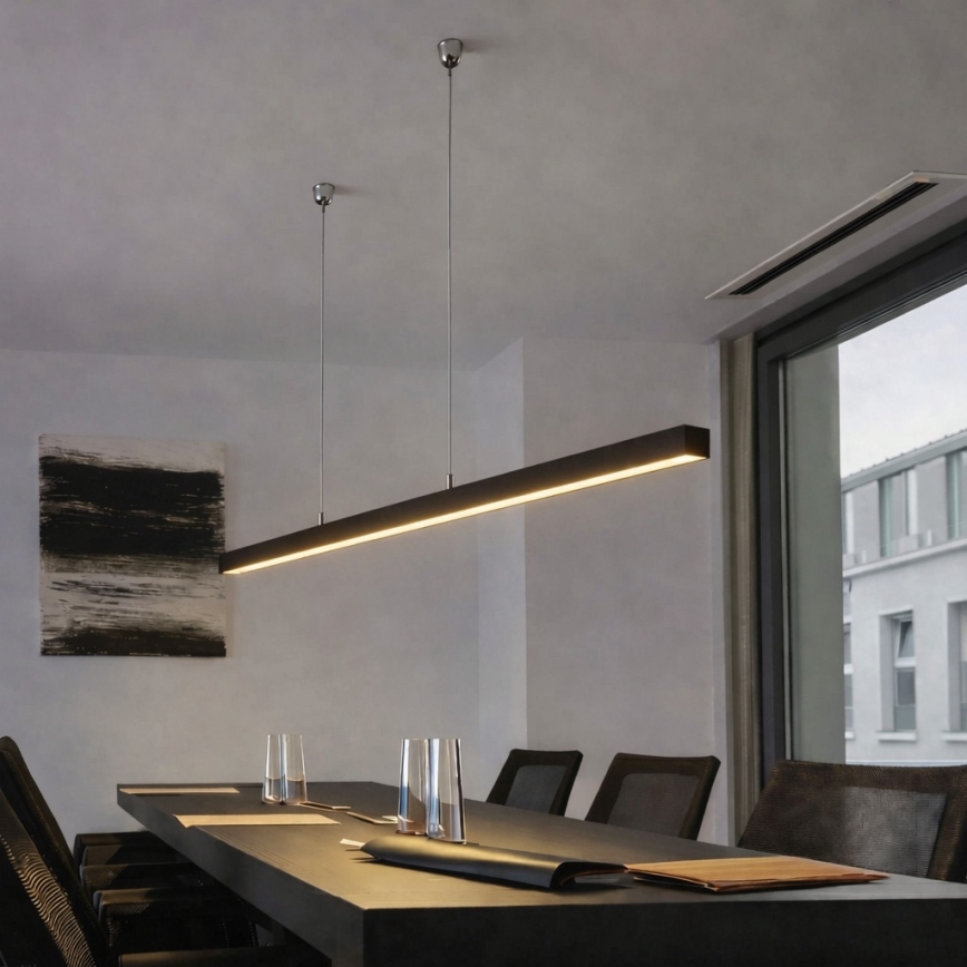 Brilagi - LED hanglamp FULLDAY LED/30/40/50W/230V 2700/4000/6000K 150 cm zwart
