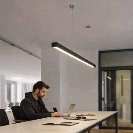 Brilagi - LED hanglamp FULLDAY LED/30/40/50W/230V 2700/4000/6000K 150 cm zwart