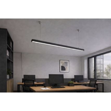 Brilagi - LED hanglamp FULLDAY LED/30/40/50W/230V 2700/4000/6000K 150 cm zwart