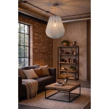 Brilagi - LED hanglamp met kabel ARVEN 1xE27/8W/230V pr. 37 cm grijs