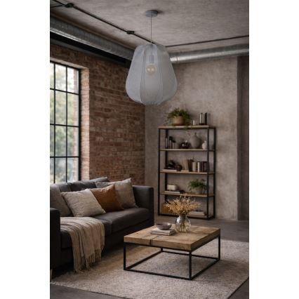 Brilagi - LED hanglamp met kabel ARVEN 1xE27/8W/230V pr. 37 cm grijs