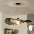 BRILAGI - LED-hanglamp met kabel CERIA BOHO 1xE27/40W/230V Ø 50 cm zwart/bruin