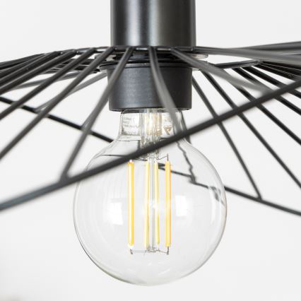 Brilagi - LED-hanglamp met kabel CERIA WIRE 1xE27/40W/230V 40x56 cm zwart