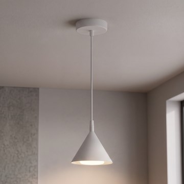 BRILAGI - LED Hanglamp met kabel CONE SINGLE 1xGX53/15W/230V wit