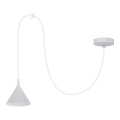 BRILAGI - LED Hanglamp met kabel CONE SINGLE SPIDER 1xGX53/15W/230V wit