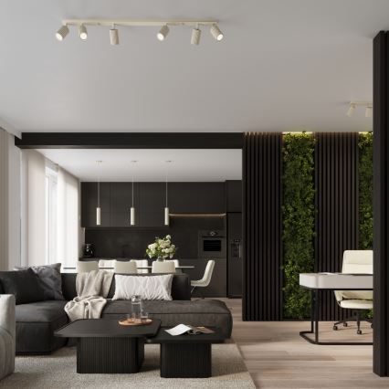 Brilagi - LED-hanglamp met kabel CRESTO 1xGU10/10W/230V crème