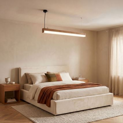 BRILAGI - LED Hanglamp met kabel GARDALINE LED/100W/230V eik