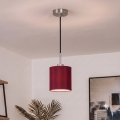Brilagi - LED-hanglamp met kabel NUBILA 1x E27/60W/230V Ø 14 cm zwart/pompejaans rood