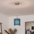 Brilagi - LED-hanglamp met kabel NUBILA 1xE27/60W/230V Ø 14 cm donkerblauw