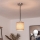 Brilagi - LED-hanglamp met kabel NUBILA 1xE27/60W/230V Ø 14 cm zwart/bruin