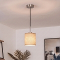 Brilagi - LED hanglamp met kabel NUBILA 1xE27/60W/230V Ø 14 cm zwart/lichtbruin