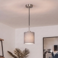Brilagi - LED-hanglamp met kabel NUBILA 1xE27/60W/230V Ø 14 cm zwart/lichtgrijs