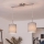 Brilagi - LED-hanglamp met kabel NUBILA 2xE27/60W/230V grijs