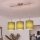 Brilagi - LED-hanglamp met kabel NUBILA 3xE27/60W/230V groen