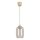 Brilagi - LED-hanglamp met kabel RETRO GLASS 1xE27/60W/230V Ø 14 cm beige/rookgrijs