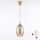 Brilagi - LED-hanglamp met kabel RETRO GLASS 1xE27/60W/230V Ø 17 cm beige/rookbeige