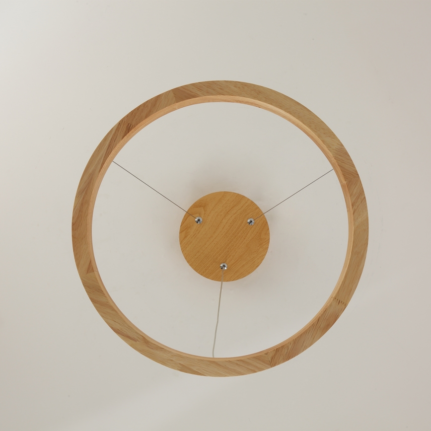 Brilagi - LED-hanglamp met kabel UMEA WOOD LED/30W/230V Ø 40 cm hout
