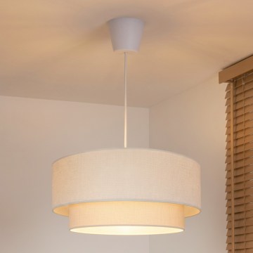 Brilagi - LED-hanglamp met snoer BOHO ECO 1xE27/10W/230V Ø 40 cm crème