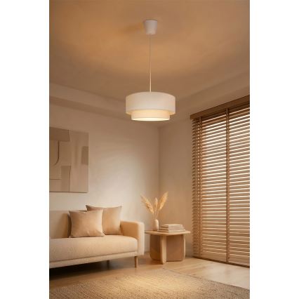 Brilagi - LED-hanglamp met snoer BOHO ECO 1xE27/10W/230V Ø 40 cm crème