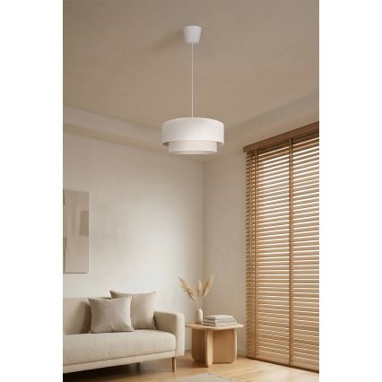 Brilagi - LED-hanglamp met snoer BOHO ECO 1xE27/10W/230V Ø 40 cm crème