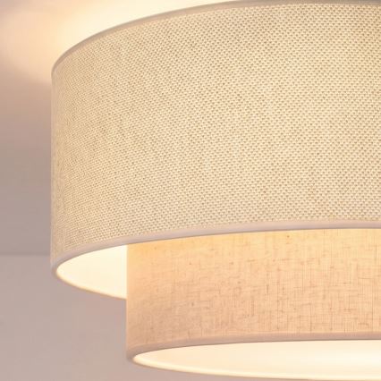 Brilagi - LED-hanglamp met snoer BOHO ECO 1xE27/10W/230V Ø 40 cm crème