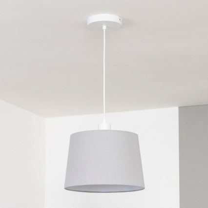 Brilagi - LED-hanglamp met snoer CERIA 1xE27/40W/230V Ø 30 cm grijs
