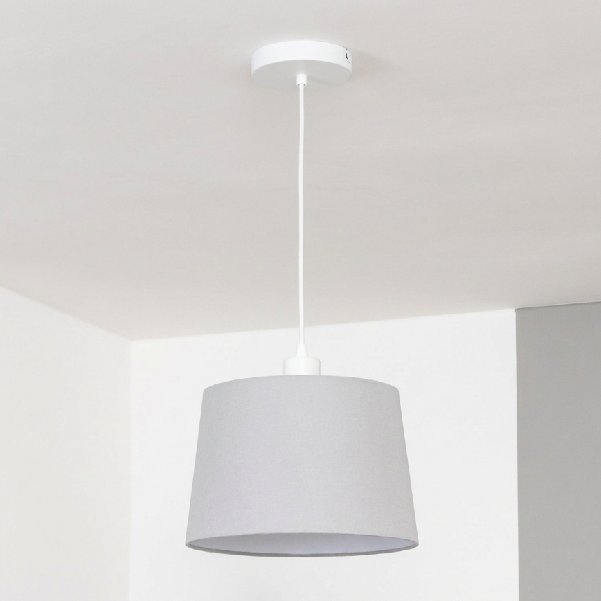 Brilagi - LED-hanglamp met snoer CERIA 1xE27/40W/230V Ø 30 cm grijs