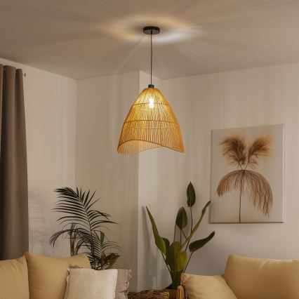 Brilagi - LED-hanglamp met snoer CERIA BOHO 1xE27/40W/230V Ø 70 cm bruin