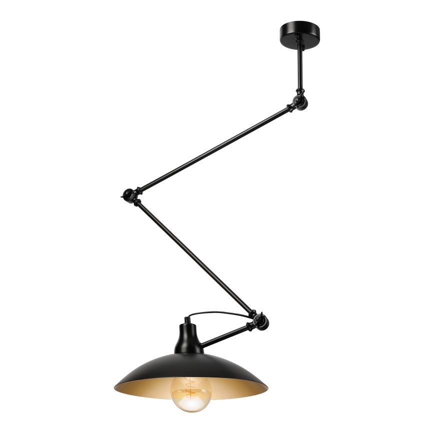 Brilagi - LED-hanglamp met staaf IRONBEAM 1xE27/60W/230V zwart
