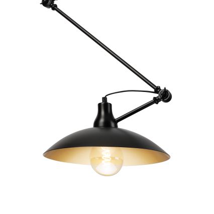 Brilagi - LED-hanglamp met staaf IRONBEAM 1xE27/60W/230V zwart