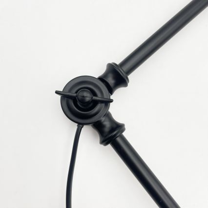 Brilagi - LED-hanglamp met staaf IRONBEAM 1xE27/60W/230V zwart