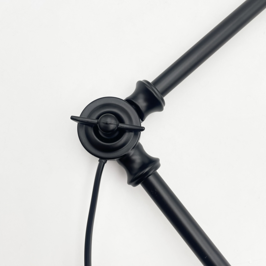 Brilagi - LED-hanglamp met staaf IRONBEAM 1xE27/60W/230V zwart