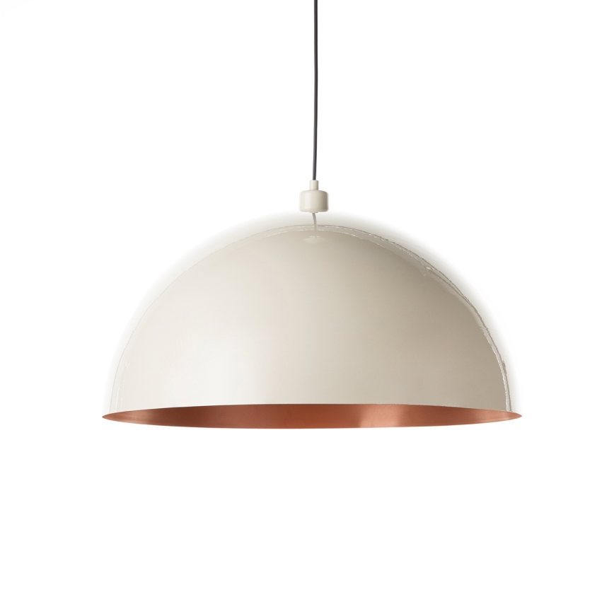 Brilagi - LED-hanglamp METALO aan kabel 1xE27/40W/230V Ø 40 cm beige/koper