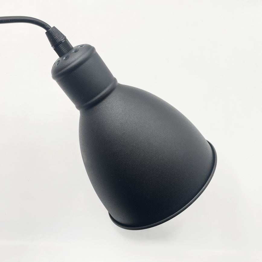 Brilagi - LED-hanglamp RIDDY aan kabel 4xE27/60W/230V, zwart