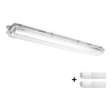 Brilagi - LED heavy-duty fluorescerend lamp OPTIMA T8 2xG13/9W/230V 4000K IP65 67,5 cm