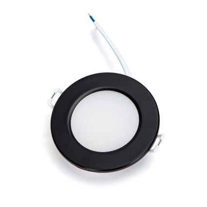 Brilagi - LED inbouwarmatuur voor badkamer LED/24W/230V 3000K zwart IP65