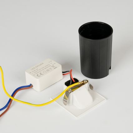 Brilagi - LED inbouwarmatuur voor buiten STAIRDOT LED/2W/230V wit IP65 vierkant