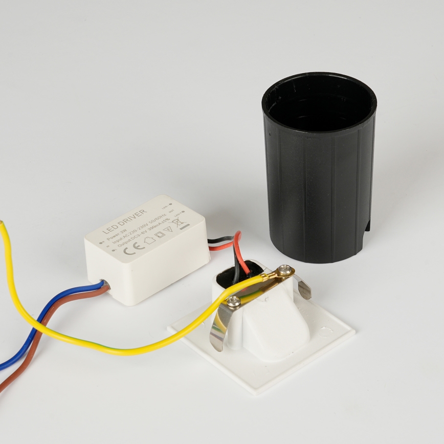 Brilagi - LED inbouwarmatuur voor buiten STAIRDOT LED/2W/230V wit IP65 vierkant
