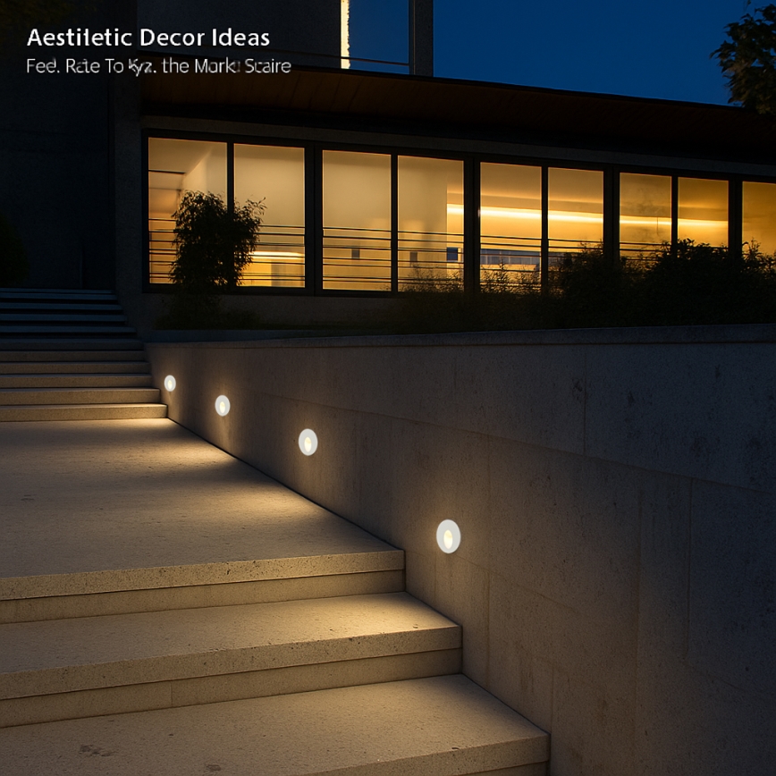 Brilagi - LED inbouwlamp voor buiten STAIRDOT LED/2W/230V wit IP65 rond