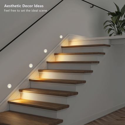 Brilagi - LED inbouwlamp voor buiten STAIRDOT LED/2W/230V wit IP65 rond