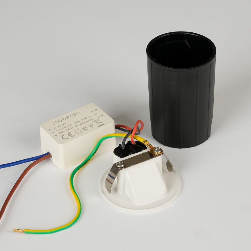 Brilagi - LED inbouwlamp voor buiten STAIRDOT LED/2W/230V wit IP65 rond