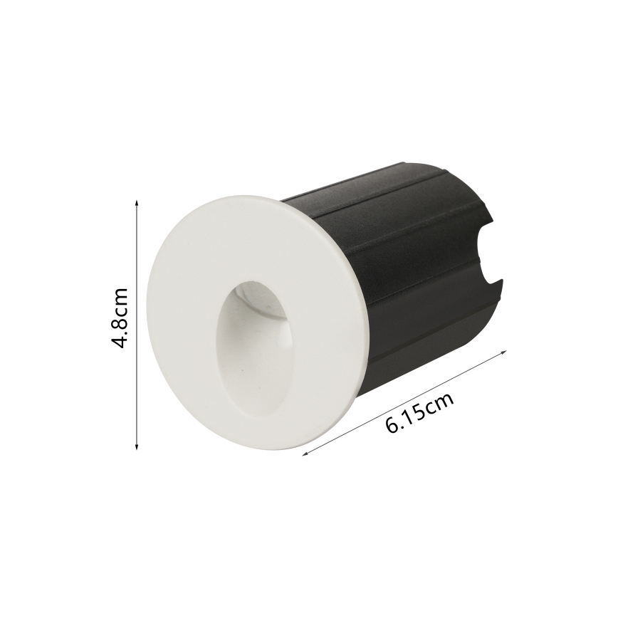 Brilagi - LED inbouwlamp voor buiten STAIRDOT LED/2W/230V wit IP65 rond