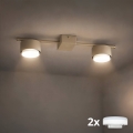 Brilagi - LED-inbouwspot MONO 2xGX53/12W/230V beige