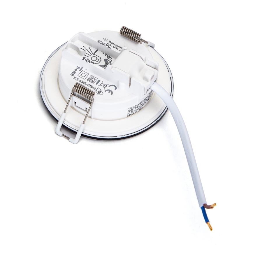 Brilagi - LED inbouwspot voor badkamer 9W/230V 4000K zwart IP65